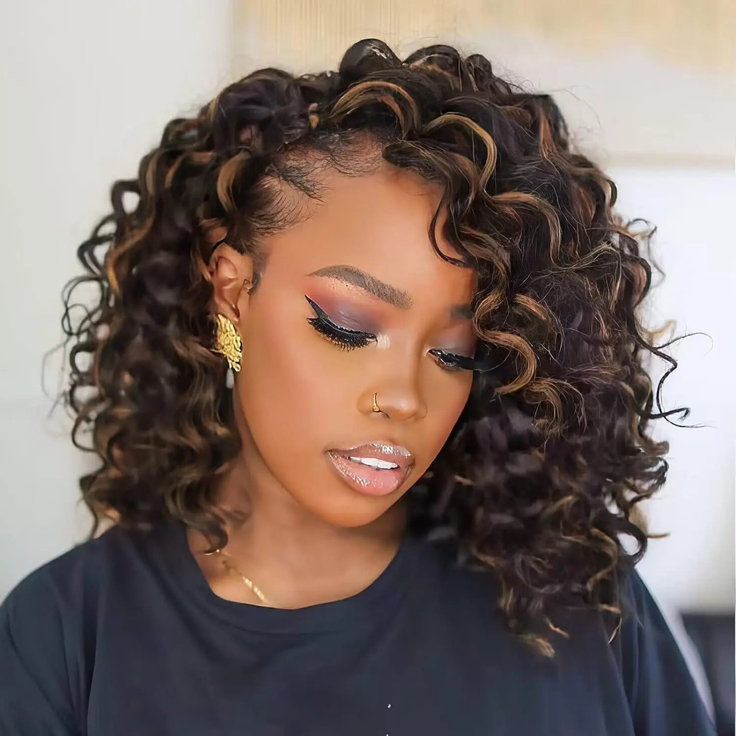 ( US ONLY) FAST SHIPPING OC | Toyotress® Ocean Wave Crochet Hair - 8 Packs Short Curly Water Wave Deep Twist Wavy Braids For Black Women Synthetic Braiding Hair Extensions Toyotress